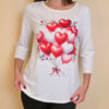 Majica 29 ElSio - viscose - Hearts Ballon