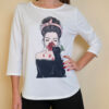 Majica 29 ElSio - viscose - Girl with Rose