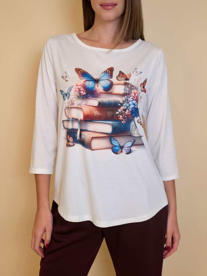 Majica 29 ElSio - viscose - Books
