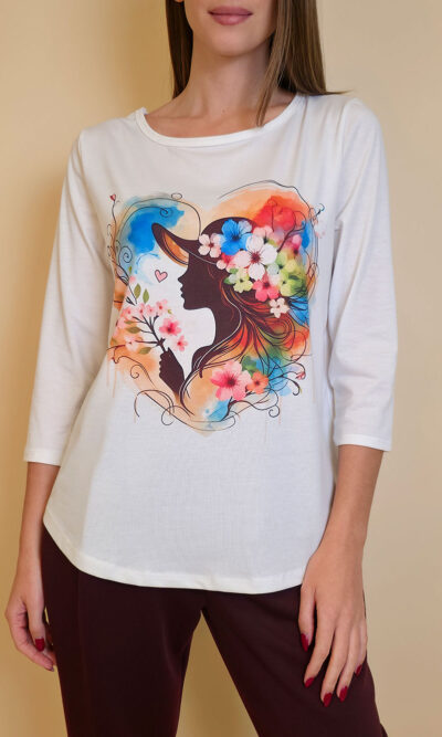 Majica 29 ElSio - viscose - Profile in the Heart