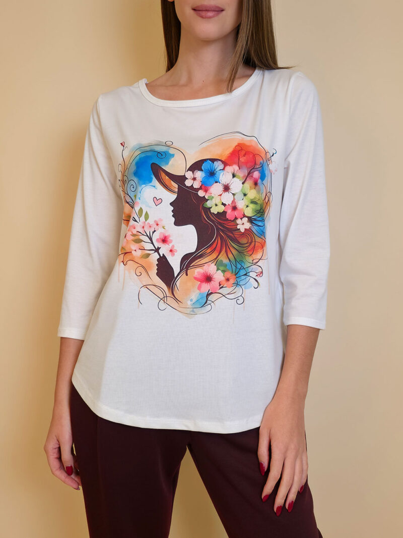 Majica 29 ElSio - viscose - Profile in the Heart