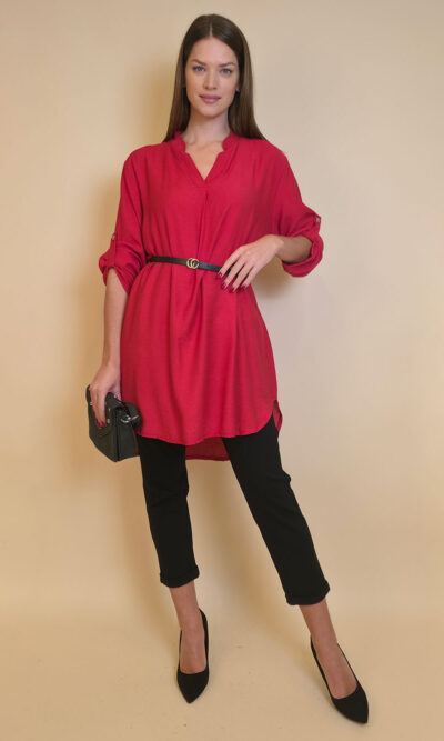 Košulja+remen 36 Barberton - red
