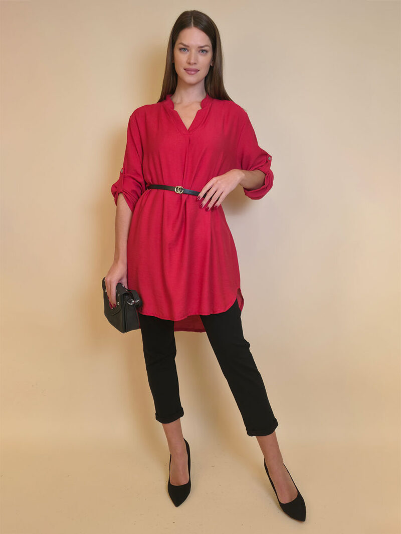 Košulja+remen 36 Barberton - red