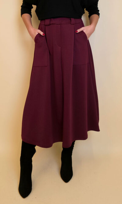 Suknja 44 Bayboro – burgundy