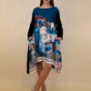 Haljina 47 Odell - felpa/print - Positano ottanio