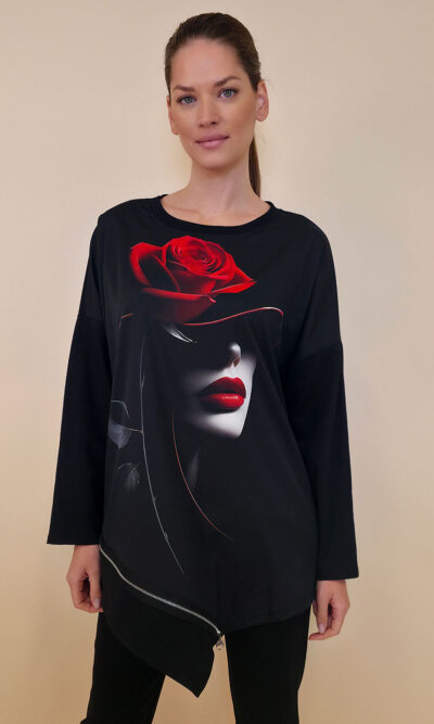 Haljina 40 Bonnie - felpa - Red Lips/Rose