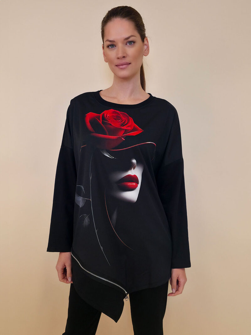 Haljina 40 Bonnie - felpa - Red Lips/Rose