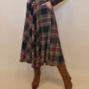 Suknja 34 Tahoe - jersey print tartan kocka - brown