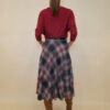 Suknja 34 Tahoe - jersey print tartan kocka - fango
