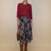 Suknja 34 Tahoe - jersey print tartan kocka - fango