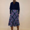 Suknja 34 Tahoe - jersey print tartan kocka - jeans