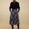 Suknja 34 Tahoe - jersey print tartan kocka - grey