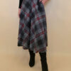 Suknja 34 Tahoe - jersey print tartan kocka - grey