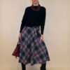 Suknja 34 Tahoe - jersey print tartan kocka - grey