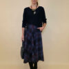 Suknja 34 Tahoe - jersey print tartan kocka - navy