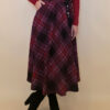 Suknja 34 Tahoe - jersey print tartan kocka - burgundy
