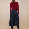 Suknja 34 Tahoe - jersey print tartan kocka - b.green