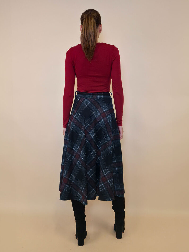 Suknja 34 Tahoe - jersey print tartan kocka - b.green