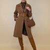 Kaput 72 Julian - velour rebrasti - camel