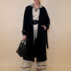 Kaput 85 Brady - velour rebrasti - black