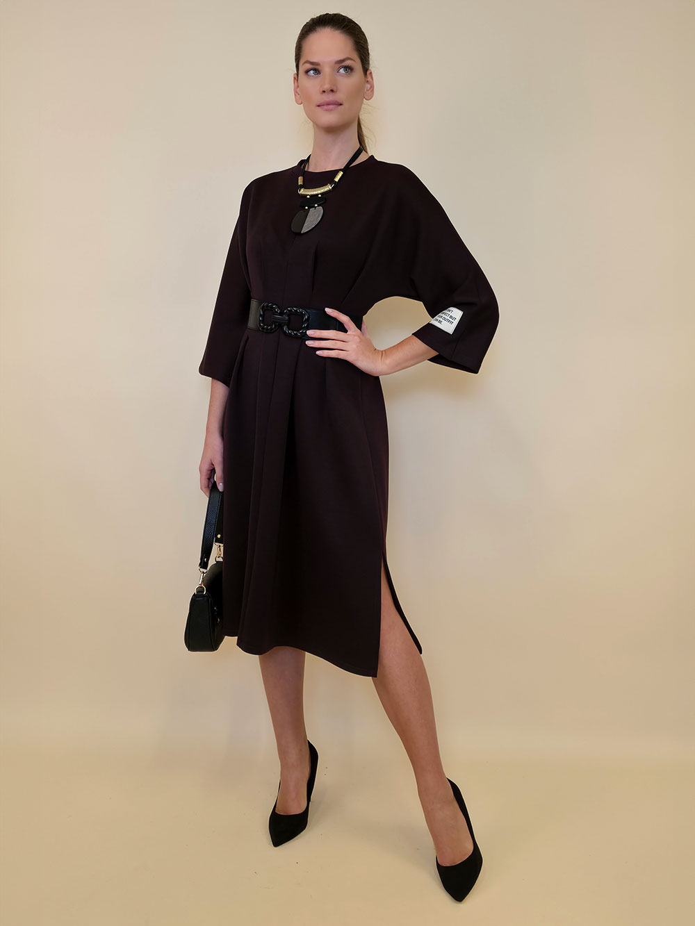 Haljina 55 Venango - jersey UN - plum