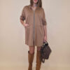 Haljina 52 Omaha - jersey UN cif/hood - camel