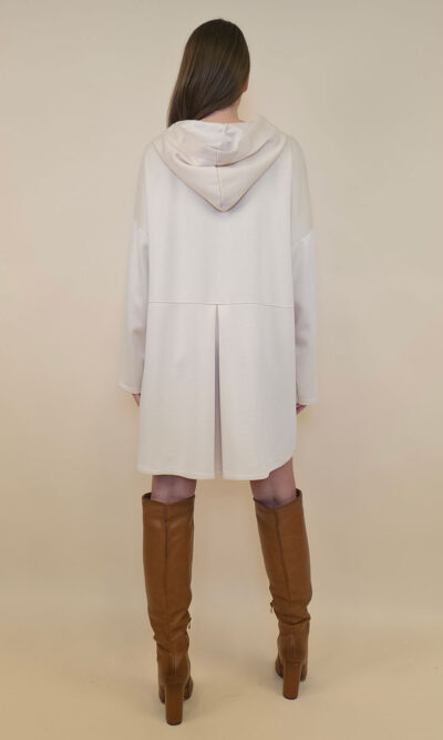 Haljina 52 Omaha - jersey UN cif/hood - beige