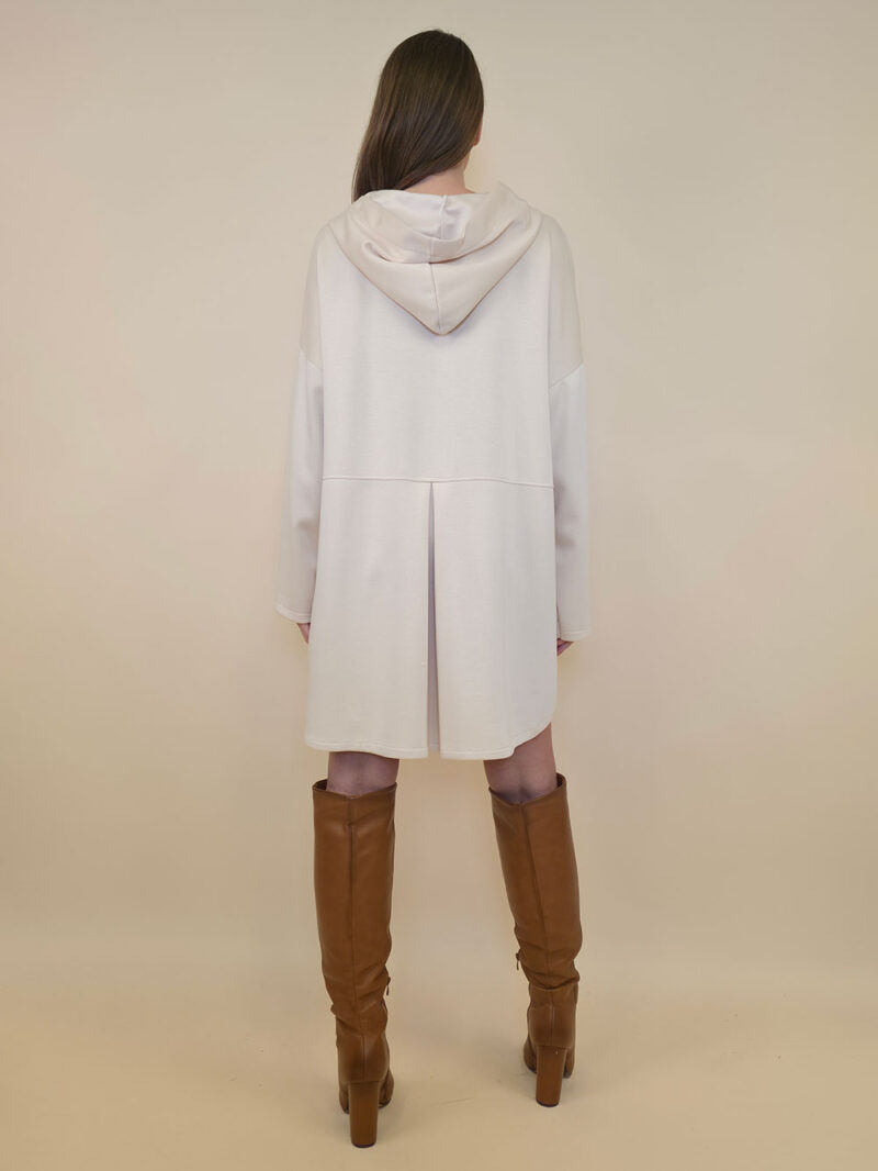 Haljina 52 Omaha - jersey UN cif/hood - beige