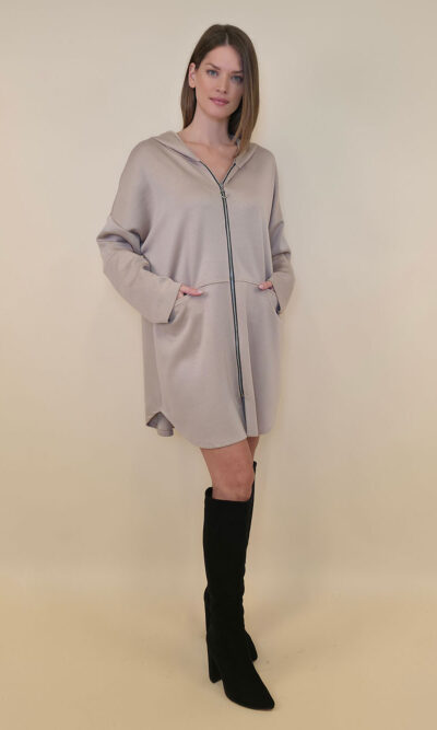 Haljina 52 Omaha - jersey UN cif/hood - fango