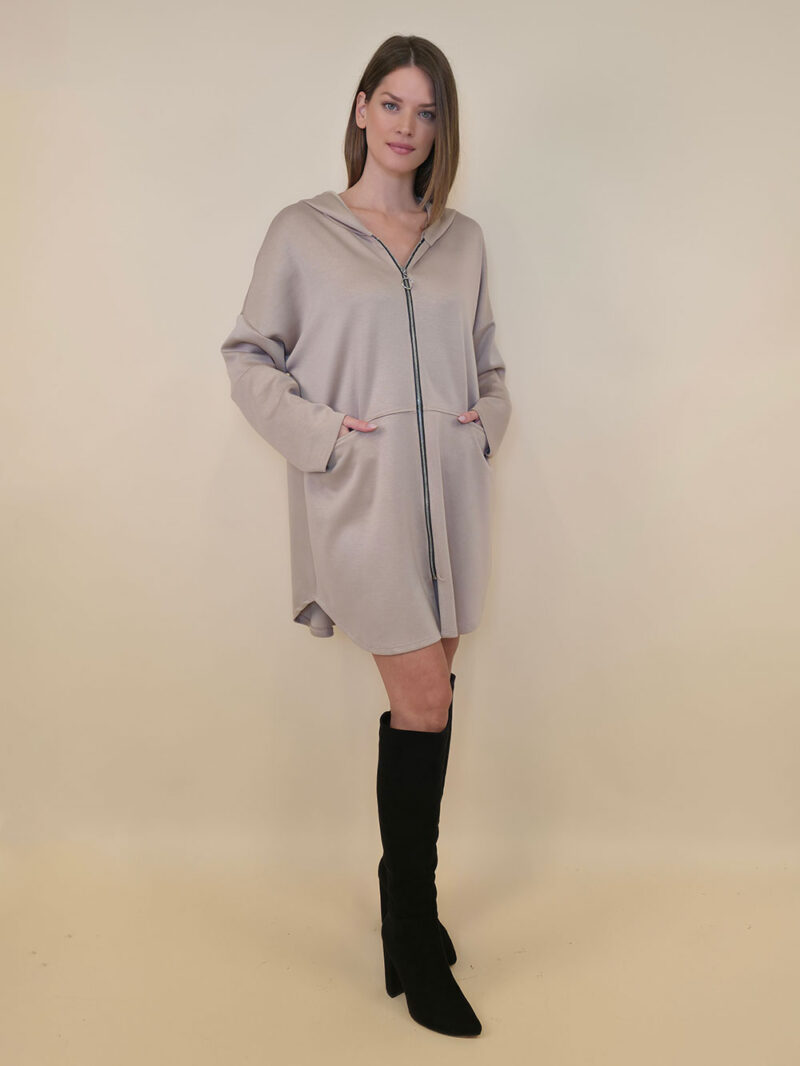 Haljina 52 Omaha - jersey UN cif/hood - fango