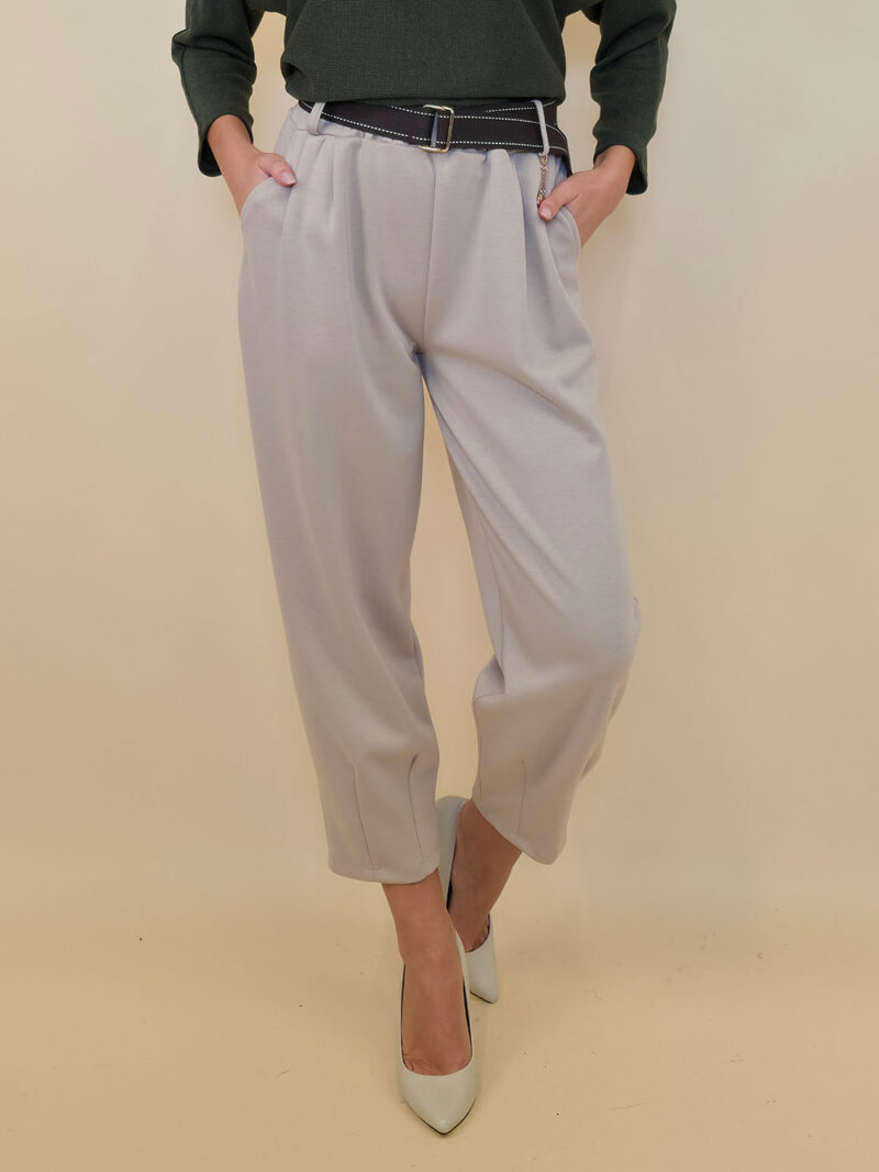 Hlače 48 Tracy - jersey UN privjesak torbica - beige