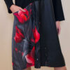 Haljina 52 Veneta - felpa/ecco lht - Red Tulips in Grey