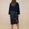 Haljina 52 Veneta - felpa/ecco lht - Colored Leafs black