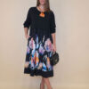 Haljina 52 Adair - felpa - Floral black