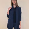 Kardigan 44 Creswell - jersey UN - navy