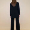Kardigan 44 Creswell - jersey UN - black