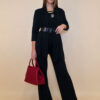 Kardigan 44 Creswell - jersey UN - black