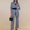 Kardigan 44 Creswell - jersey UN - gray