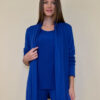 Kardigan 44 Creswell - jersey UN - royal