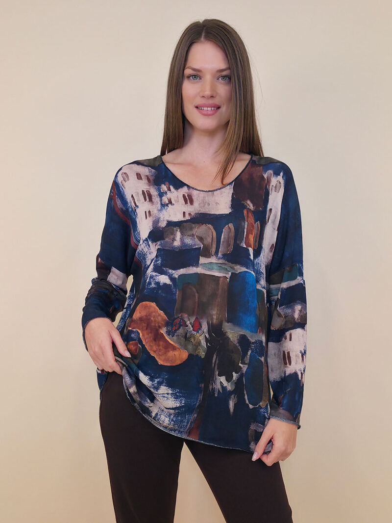 Majica 32 Pretty - jersey - Positano navy