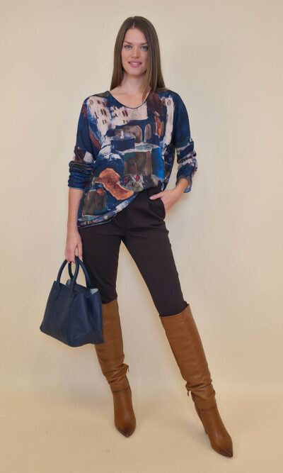 Majica 32 Pretty - jersey - Positano navy