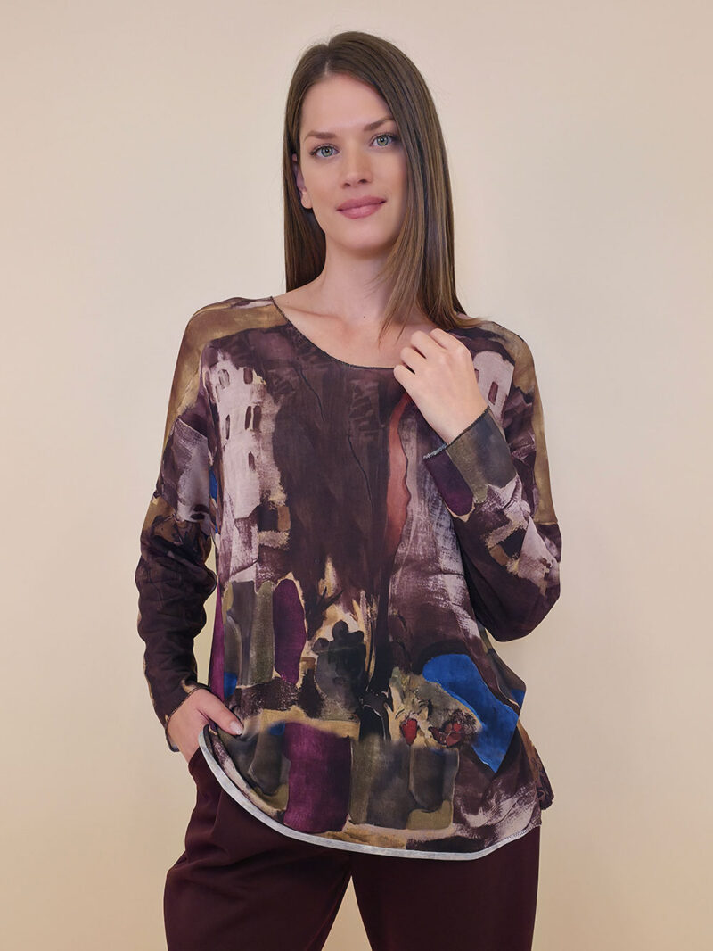 Majica 32 Pretty - jersey - Positano brown