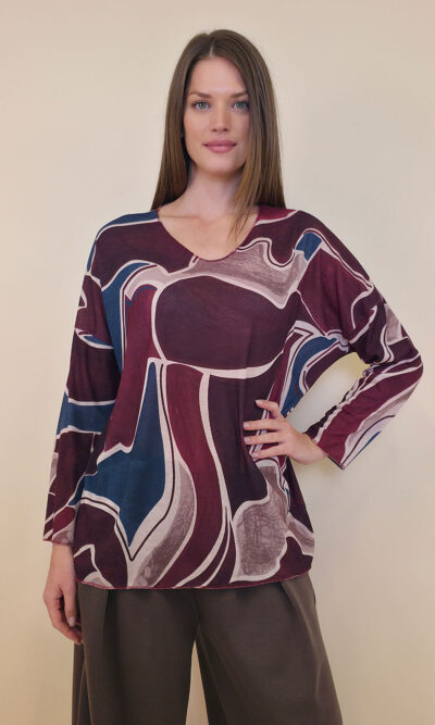 Majica 32 Pretty - jersey - Grafika burgundy