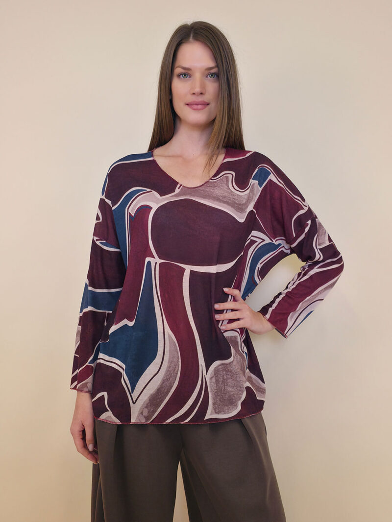 Majica 32 Pretty - jersey - Grafika burgundy