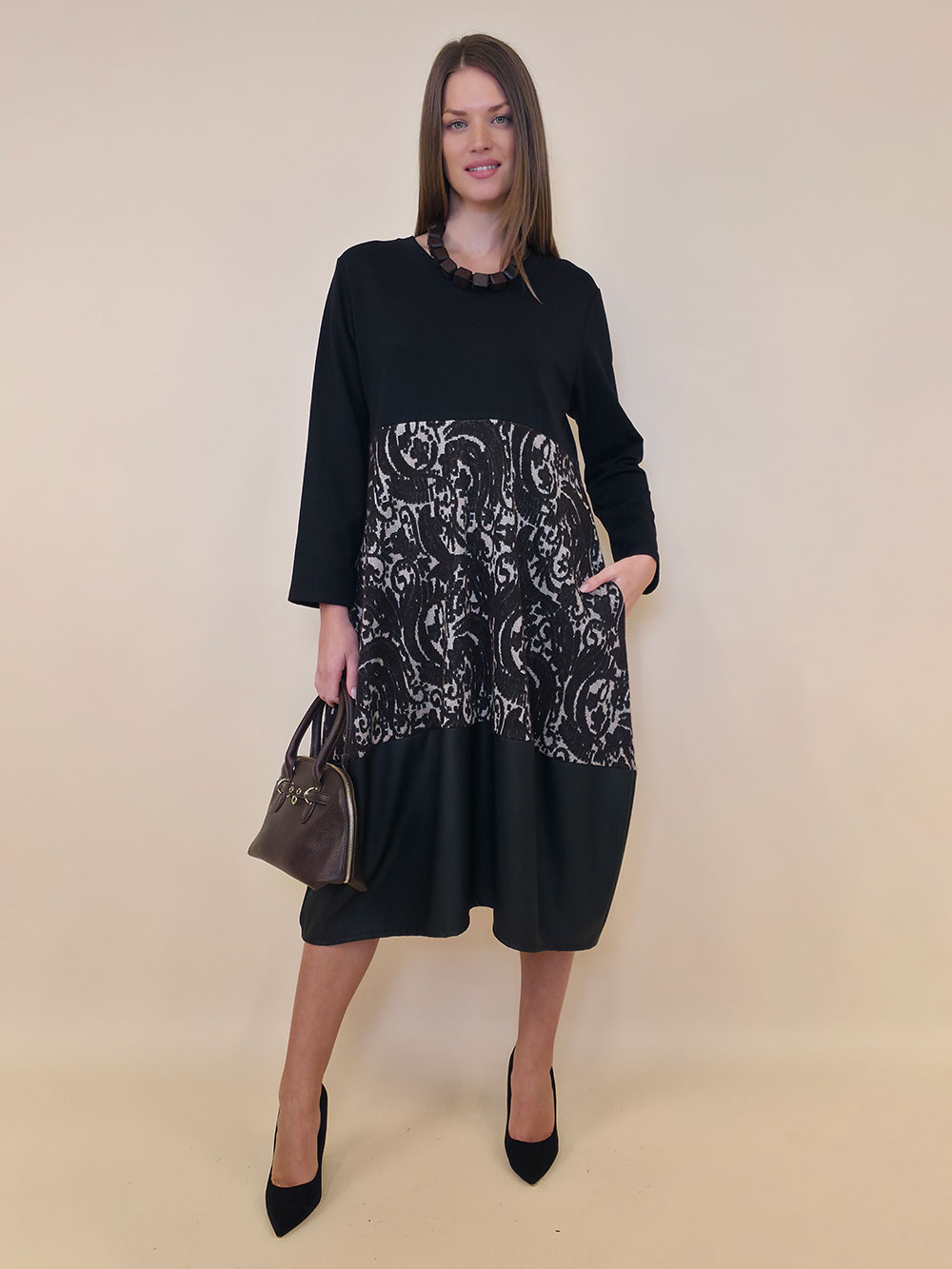 Haljina 60 Astoria - felpa/ecco leather/Baroque - brown