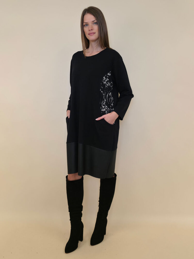 Haljina 55 Antelope - felpa/ecco lth Baroque - umetak black