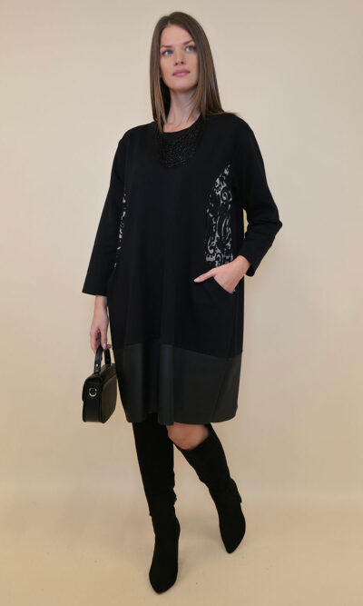 Haljina 55 Antelope - felpa/ecco lth Baroque - umetak black
