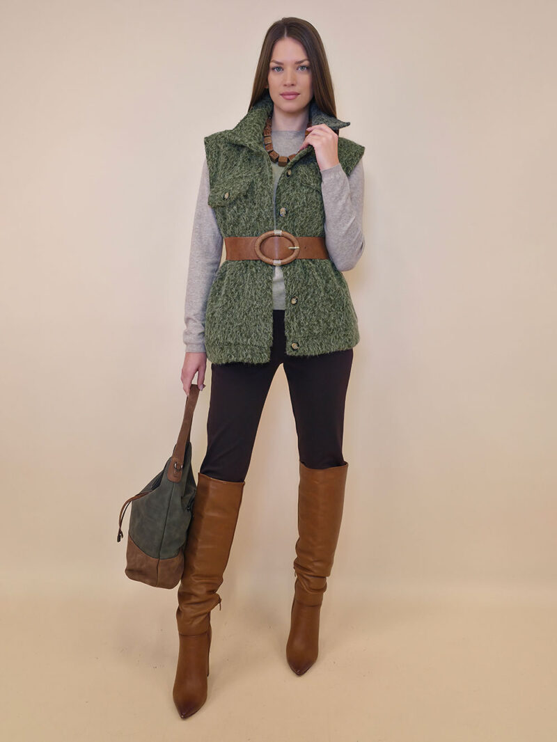 Jakna 48 Cannon - jersey mohair b.r. - military
