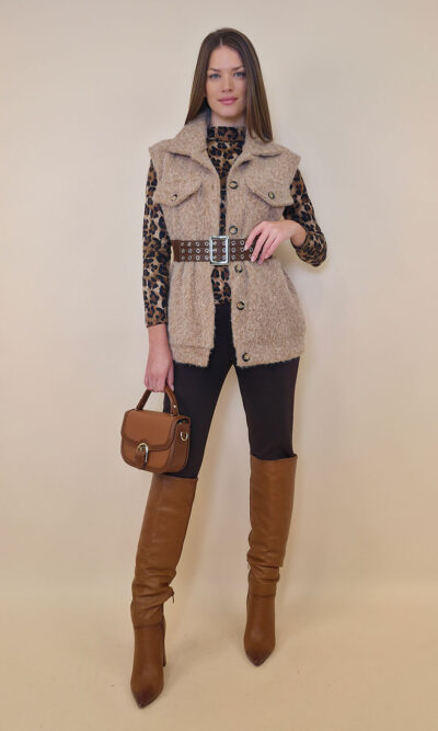 Jakna 48 Cannon - jersey mohair b.r. - camel