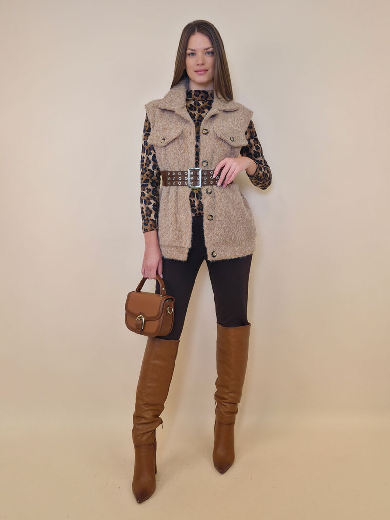 Jakna 48 Cannon - jersey mohair b.r. - camel
